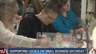 Shoppers head out for Small Business Saturday