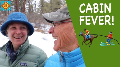 How We Treat Cabin Fever | SKIJORING in Silverton, Colorado | Living OFF-GRID in the Mountains of CO