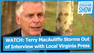 WATCH: Terry MacAuliffe Storms Out of Interview with Local Virginia Press