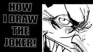 How I draw THE JOKER!