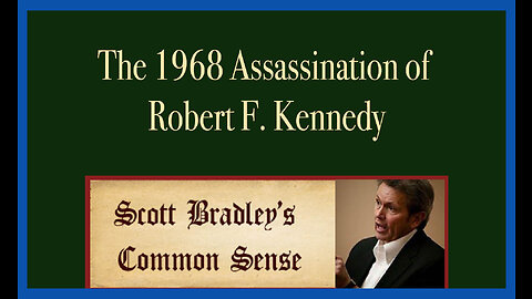 THE 1968 Assassination of Robert F. Kennedy