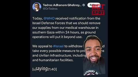 Israel Threatens the World Health Organization!