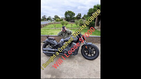 Bought $7K Crashed Indian Scout Bobber Will it Start?