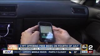 Lyft to offer free rides in Montgomery County on July 4
