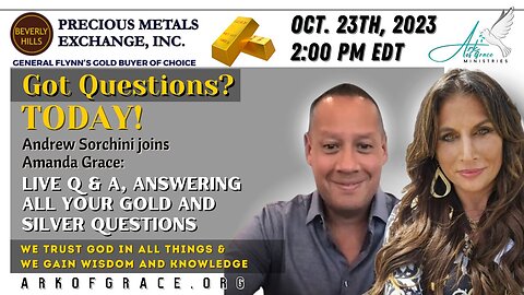 Andrew Sorchini joins Amanda Grace: Live Q & A Answering All Your Gold and Silver Questions
