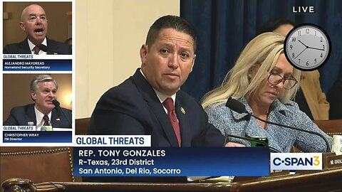 Rep. Tony Gonzales grills FBI Director Wray & DHS Secretary Mayorkas - Nov. 15, 2023