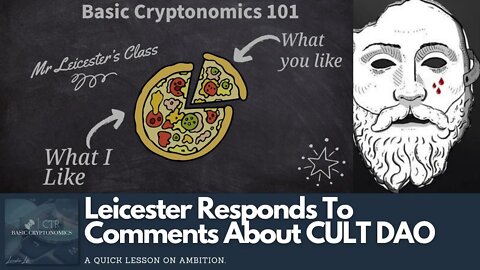 Leicester Responds to Comments About CULT DAO