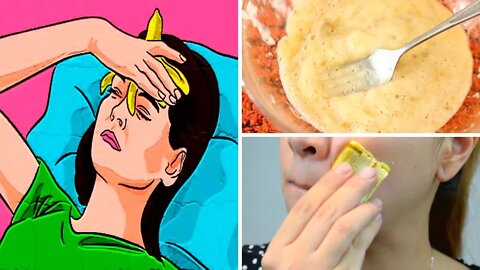 How to Get Rid of Acne, Scars, Wrinkles and Warts with Banana Peels