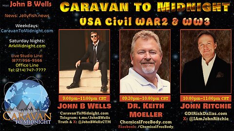 USA Civil WAR2 & WW3 - John B Wells LIVE