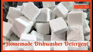 Homemade Dishwasher Detergent