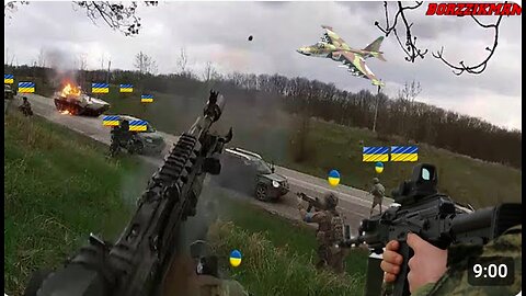 Ukrainian Soldiers Along With Armed Civilians Attacked The Ukrainian Army In KRASNOGOROVKA