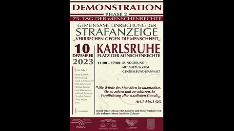 Gifhorn Schillerplatz 18:30 Uhr Montagsspaziergang Deutschland steht auf demokratievs1984