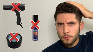 The EASIEST Hairstyling Trick For Men | NO BLOW DRYER, NO WAX/GEL, NO HAIRSPRAY NEEDED