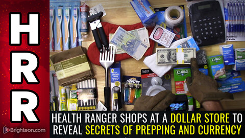 Health Ranger shops at a dollar store to reveal secrets of PREPPING and CURRENCY