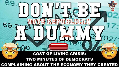 Cost of Living Crisis: Two Minutes of Democrats Complaining About the Economy They Created 🤯