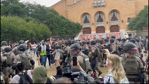 FAFO. TX DPS Officers Clear Out Pro Hamas Protestors At The University of Texas
