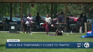 Belle Isle Park temporarily closes to vehicle traffic