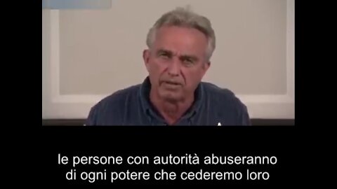 Covid19, vaccini: Robert Kennedy Jr.