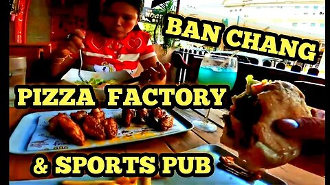 BEST BURGER IN THAILAND is at The Pizza Factory & Sports Pub Ban Chang Rayong #americanburger