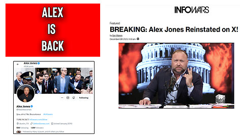 Controversial Infotainment Host Alex Jones Has Been Restored On Twitter