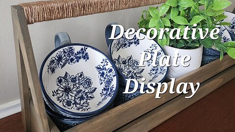 Decorative Plate Display