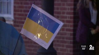 'The state of Maryland stands in solidarity with Ukraine': Annapolis hold vigil for war-torn country