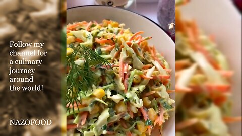 Winter Vegetable Salad Bliss Recipe | رسپی سالاد سبزیجات زمستانی #NAZIFOOD