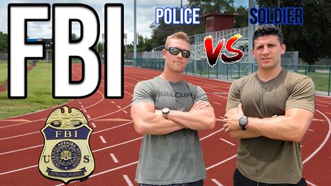 FBI Fitness test | Soldier VS Police Officer