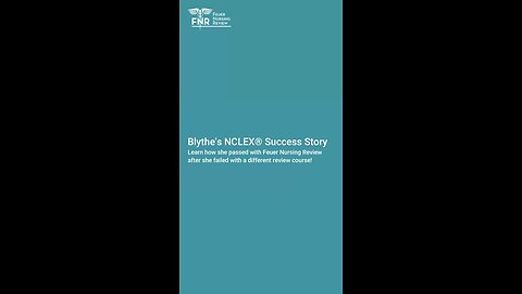 This Student Failed the NCLEX With K Review Course and Passed with Feuer!