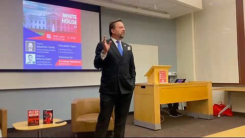 Why Nobody Fears Biden. Sebastian Gorka with the College Republicans of American University