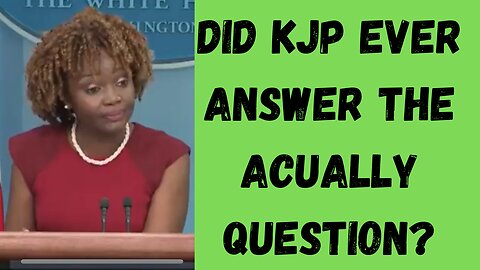 Karine Jean-Pierre Accuses Reporter of Calling Trans Kids Dangerous Did She Ever Answer The Question