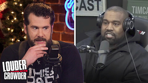 KANYE STORMS OFF OF TIM POOL'S PODCAST IN AWKWARD INTERVIEW! | Louder with Crowder