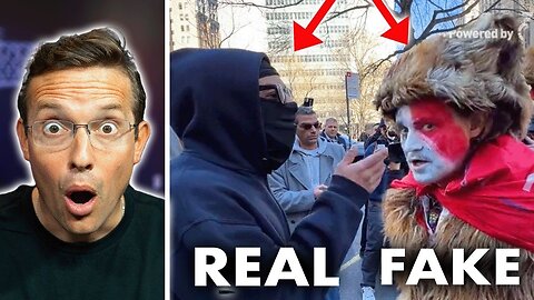 Fake Actor EXPOSED Infiltrating NY Trump Protest! HUMILIATED By MAGA, Called OUT And Strip Searched!