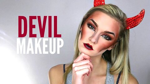 Devil Makeup Tutorial | Halloween Makeup (2 Looks In 1)