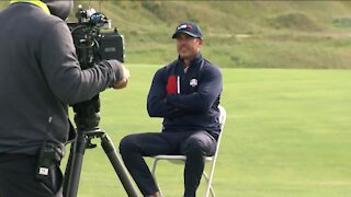 Golfers prepare for Ryder Cup Wednesday