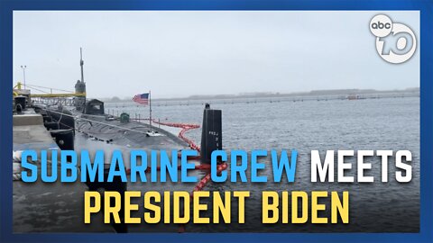 These are the sailors behind the submarines President Biden visited at Naval Base Point Loma
