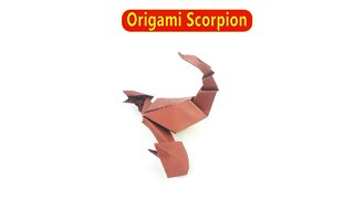 Origami Scorpion - Easy Paper Crafts