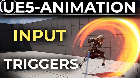 Unreal-5: EASY Animation Input Triggers - (2 Minutes!!)