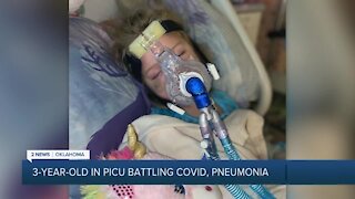 3-year-old in PICU battling COVID, pneumonia