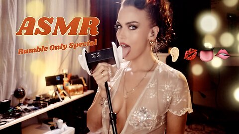 RUMBLE ONLY ASMR 🫦 Ear Licks Extreme!