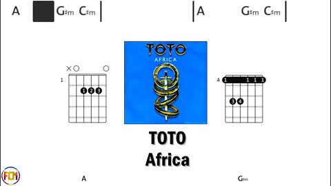TOTO Africa - Guitar Chords & Lyrics HD