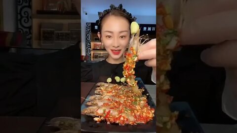 shrimp mukbang ASMR REAL SOUNDS EATING SHOW MUKBANG