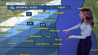 Winter storms bashes SE Wisconsin: 8 inches possible