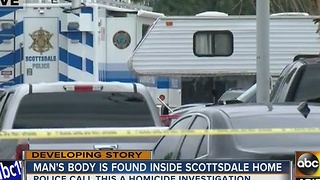 Police investigating homicide at Scottsdale home