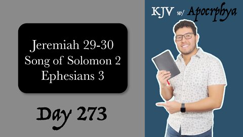 Day 273 - Bible in One Year KJV [2022]