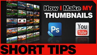 How I Make The Thumbnails For My Gaming Channel Videos! (The Video Nobody Asked For)