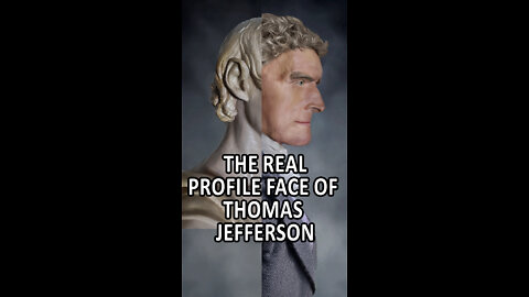 The Real Profile Face of Thomas Jefferson - Life Mask Real Faces of the Founding Fathers Presidents