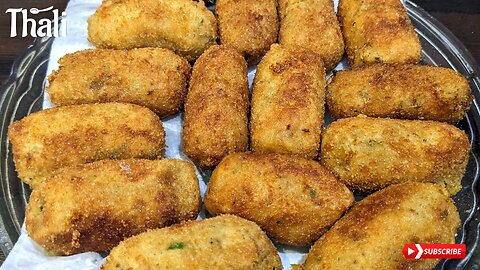 Chicken Balls Recipe I Chicken Potato Croquettes I Lunch Box Ideas I Snacks Urdu/Hindi #thali #food