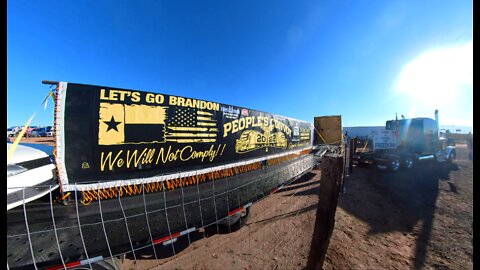 Kingman, AZ Peoples Trucker Convoy stop