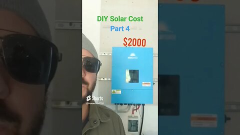 Hybrid inverter from sungold 6.5kw system dyi part 4